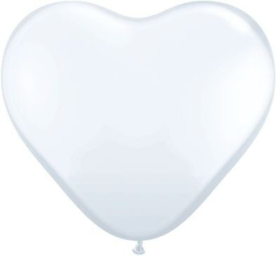 Heart Balloon - White