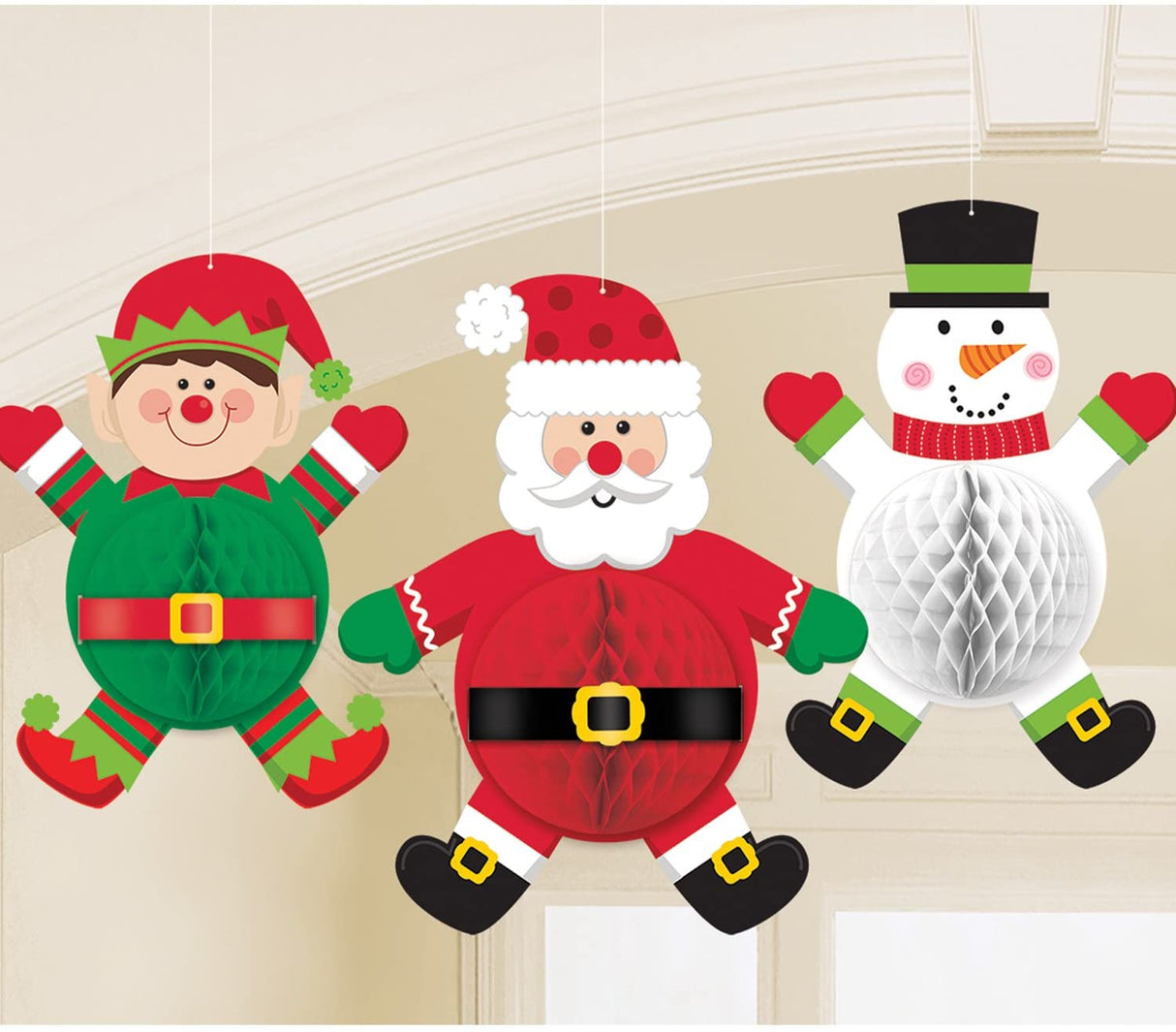 Christmas Characters Honeycomb