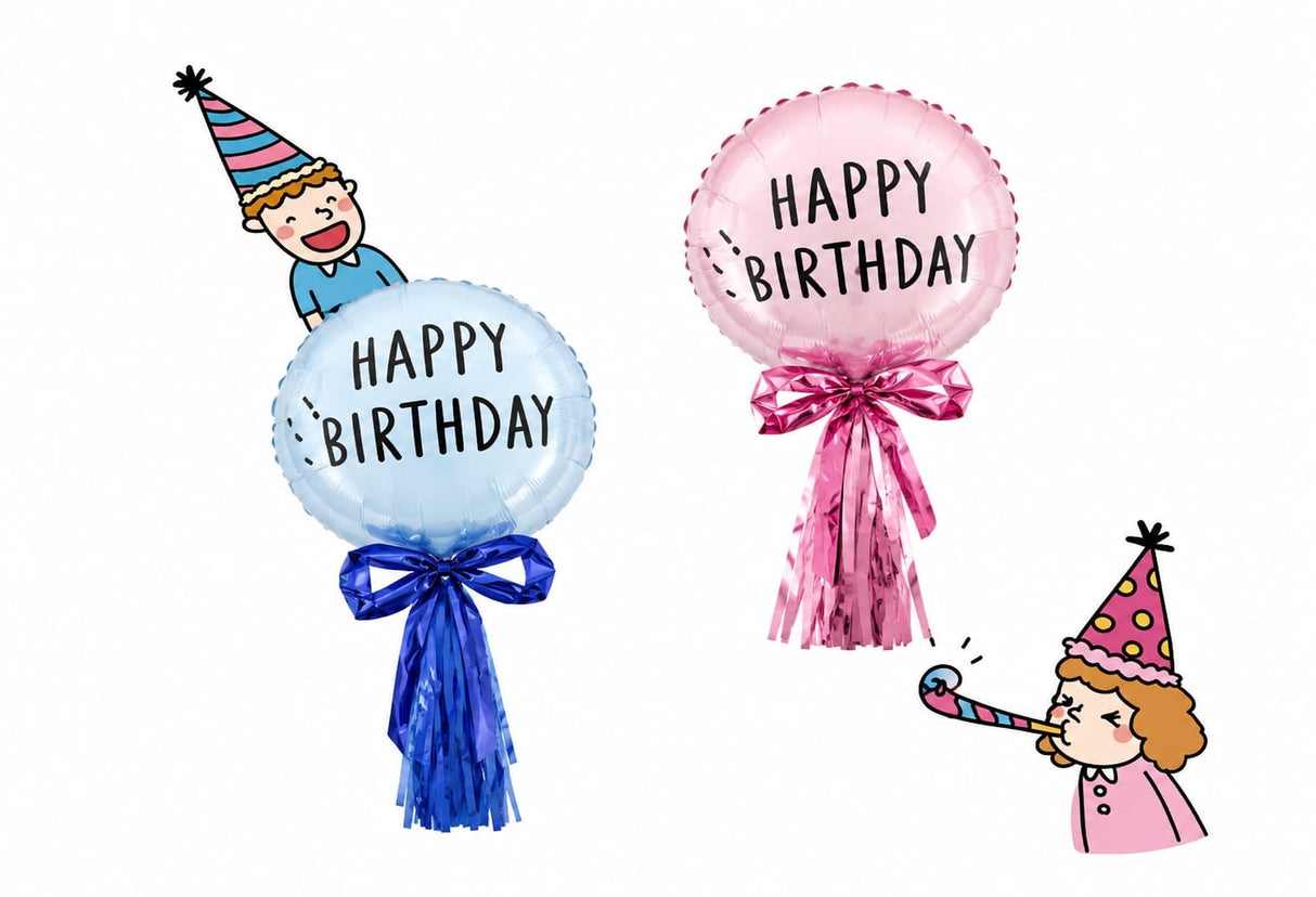 HAPPY BIRTHDAY BALLOON BUNCH