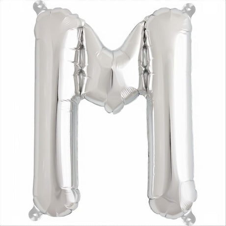 Mini Silver Foil Balloon - Letter