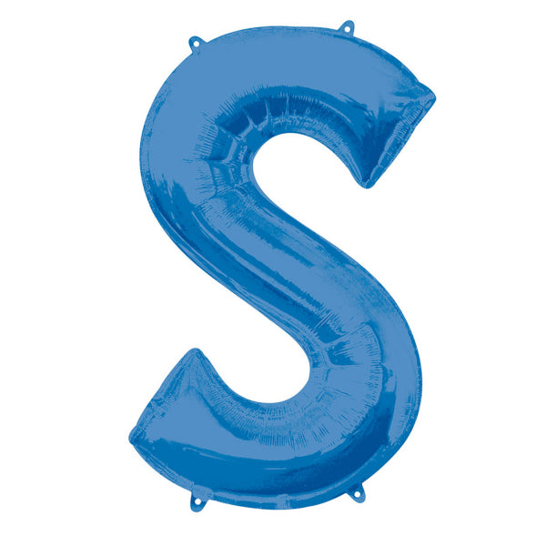 Mini Blue Foil Balloon - Letter