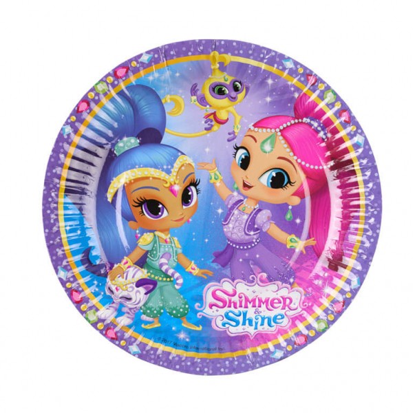 Shimmer and Shine Dessert Plates