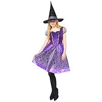 "COSTUME PURPLE WITCH 6-8"