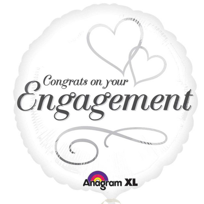 Two Hearts Engagement Balloon