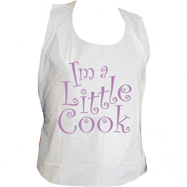 4 PLASTIC APRONS LITTLE COOKS