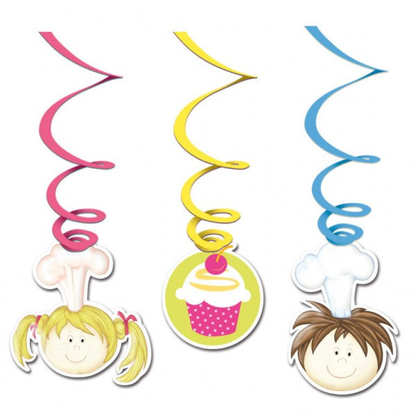 LITTLE COOKS SWIRL DECORATION