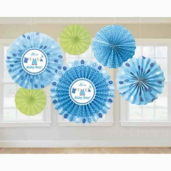 It's a Baby Boy Fan Decoration