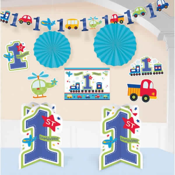 DECO KIT ALL ABOARD BIRTHDAY