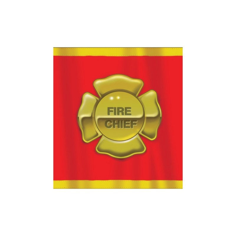 Fire Fighter Printed Plastic Table Cover