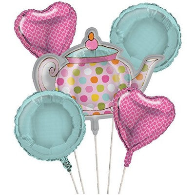 Tea Time Party Balloon Cluster