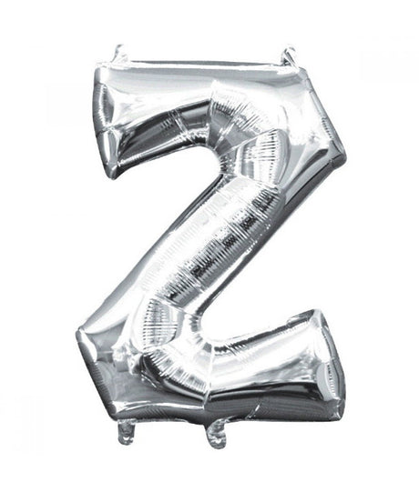 Mini Silver Foil Balloon - Letter