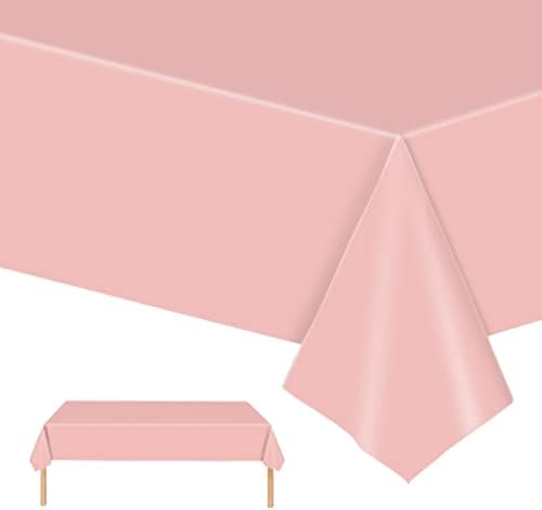 PINK METALLIC TABLE COVER