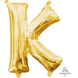 Mini Gold Foil Balloon - Letter