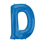 Mini Blue Foil Balloon - Letter