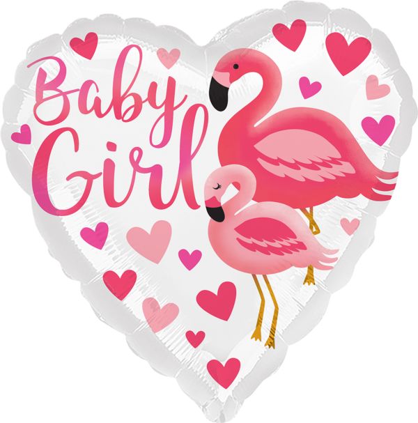 Flamingo Baby Girl BALLOON