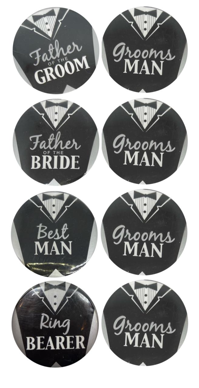 WEDDING GROOM BUTTONS