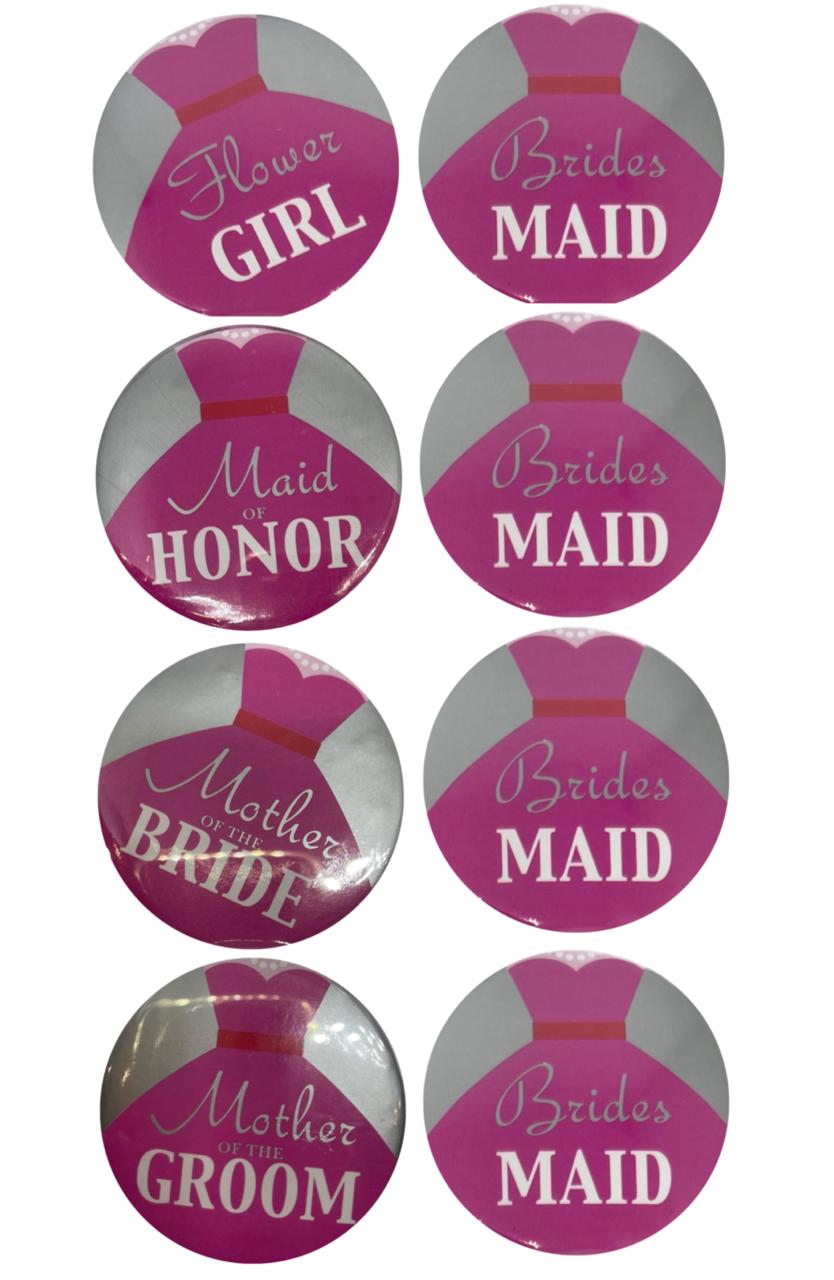 WEDDING BRIDE BUTTONS