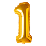 Number Balloon Gold