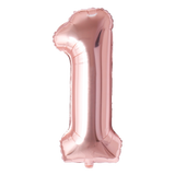 Number Balloon Rose gold