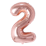 Number Balloon Rose gold