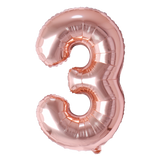 Number Balloon Rose gold