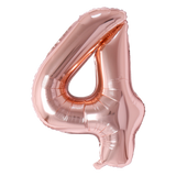 Number Balloon Rose gold