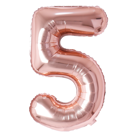 Number Balloon Rose gold