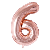 Number Balloon Rose gold