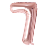 Number Balloon Rose gold