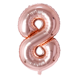 Number Balloon Rose gold