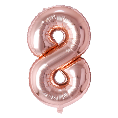 Number Balloon Rose gold