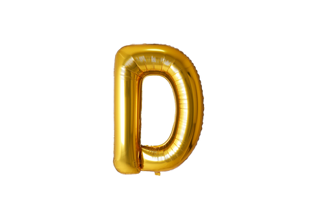 Letter Balloons Gold