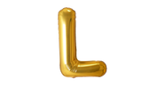 Mini Letter Balloons Gold