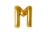 Mini Letter Balloons Gold