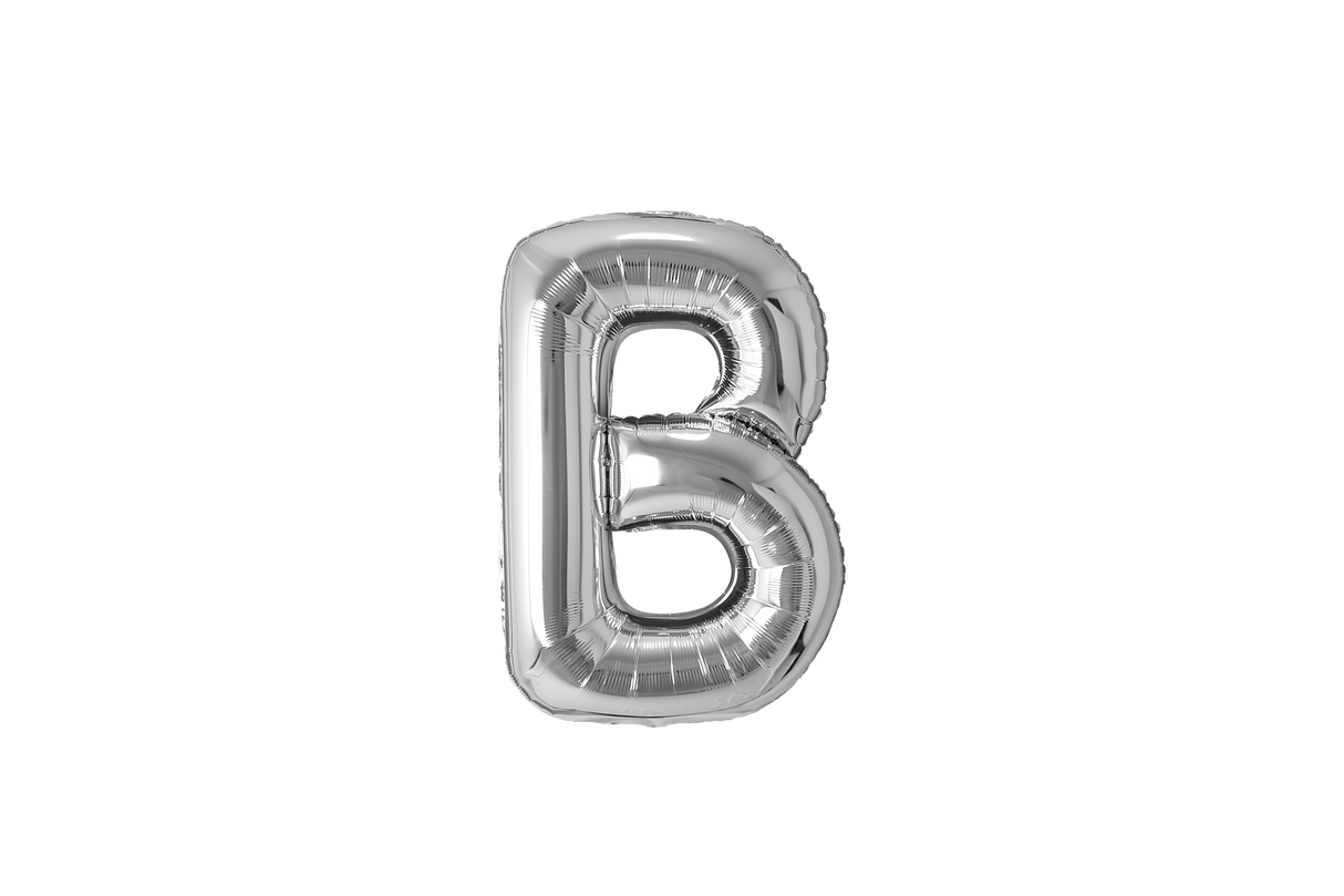 Letter Balloons Silver