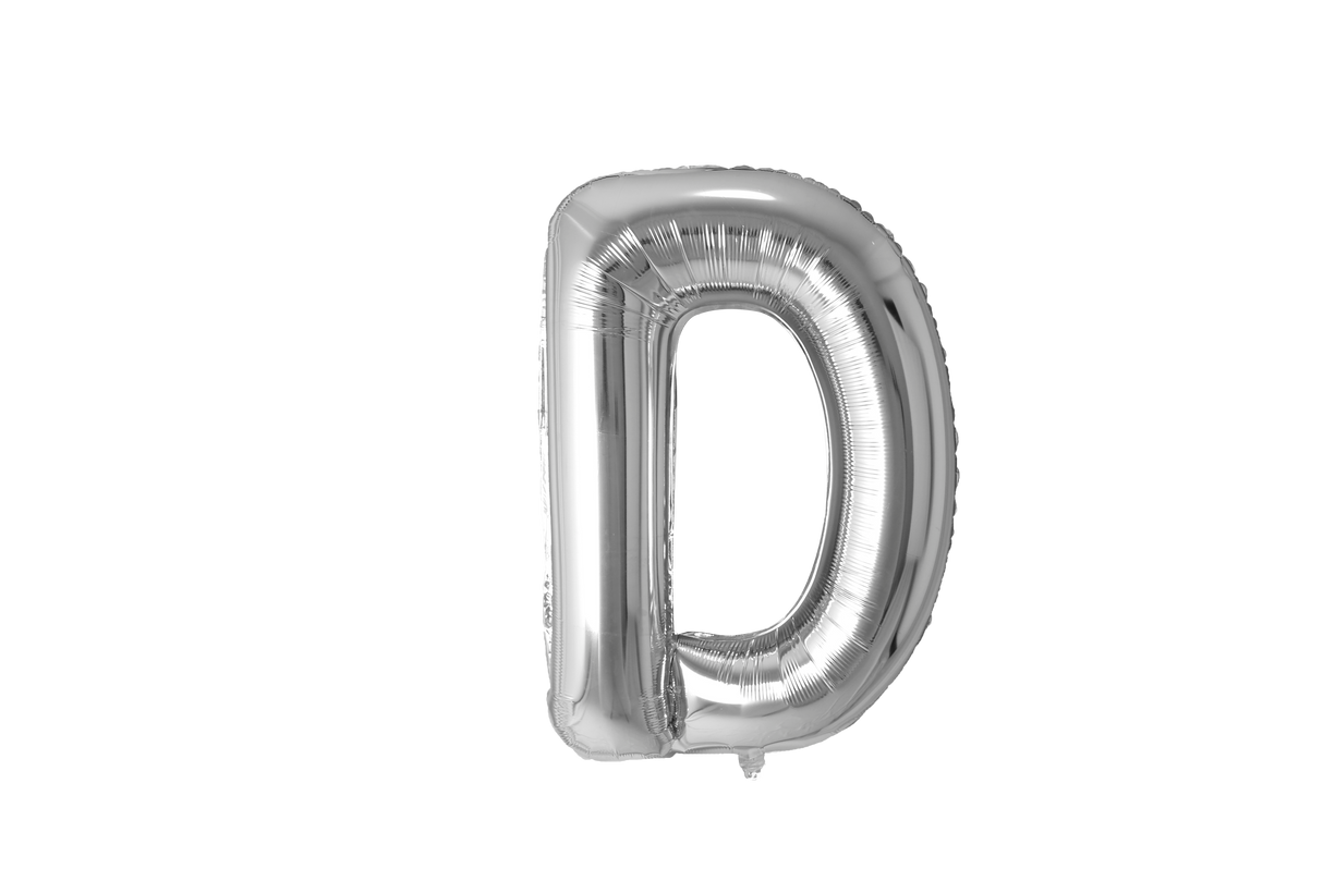 Mini Letter Balloons Silver