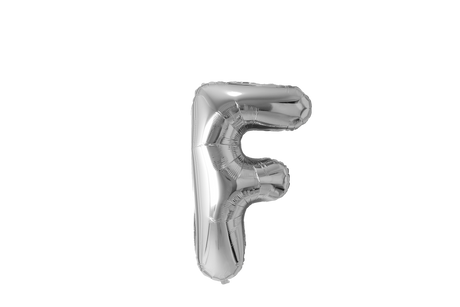 Letter Balloons Silver