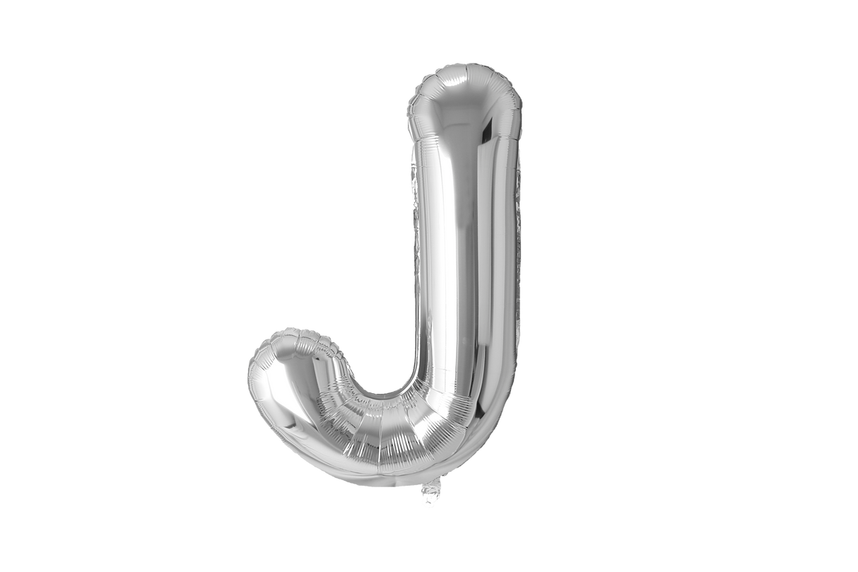 Mini Letter Balloons Silver