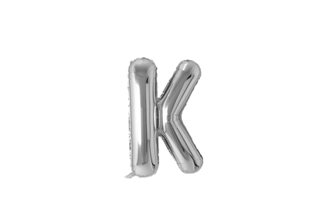 Mini Letter Balloons Silver