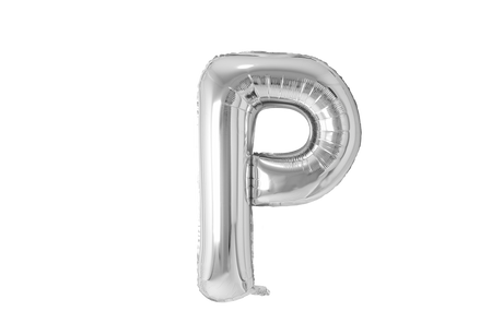 Mini Letter Balloons Silver