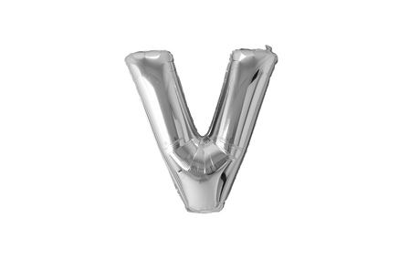 Letter Balloons Silver