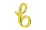 Mini Script Letter Balloon Gold