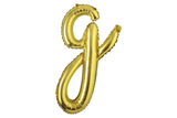 Mini Script Letter Balloon Gold