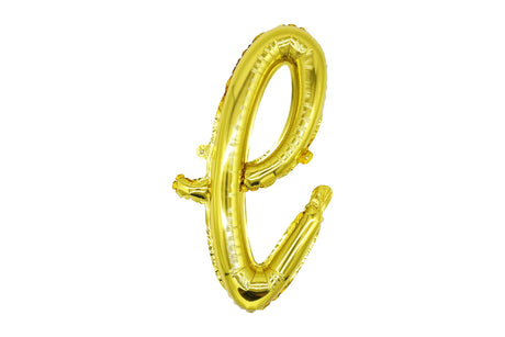 Mini Script Letter Balloon Gold