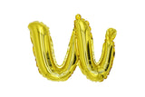 Mini Script Letter Balloon Gold