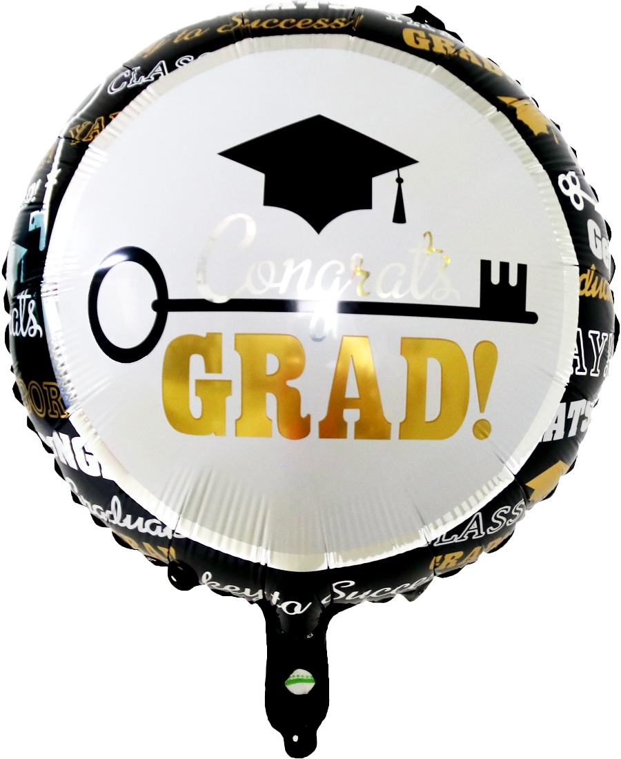 Graduation Cap  And Key Balloon