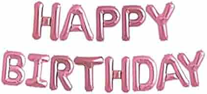 "Happy Birthday set Rosegold Color"