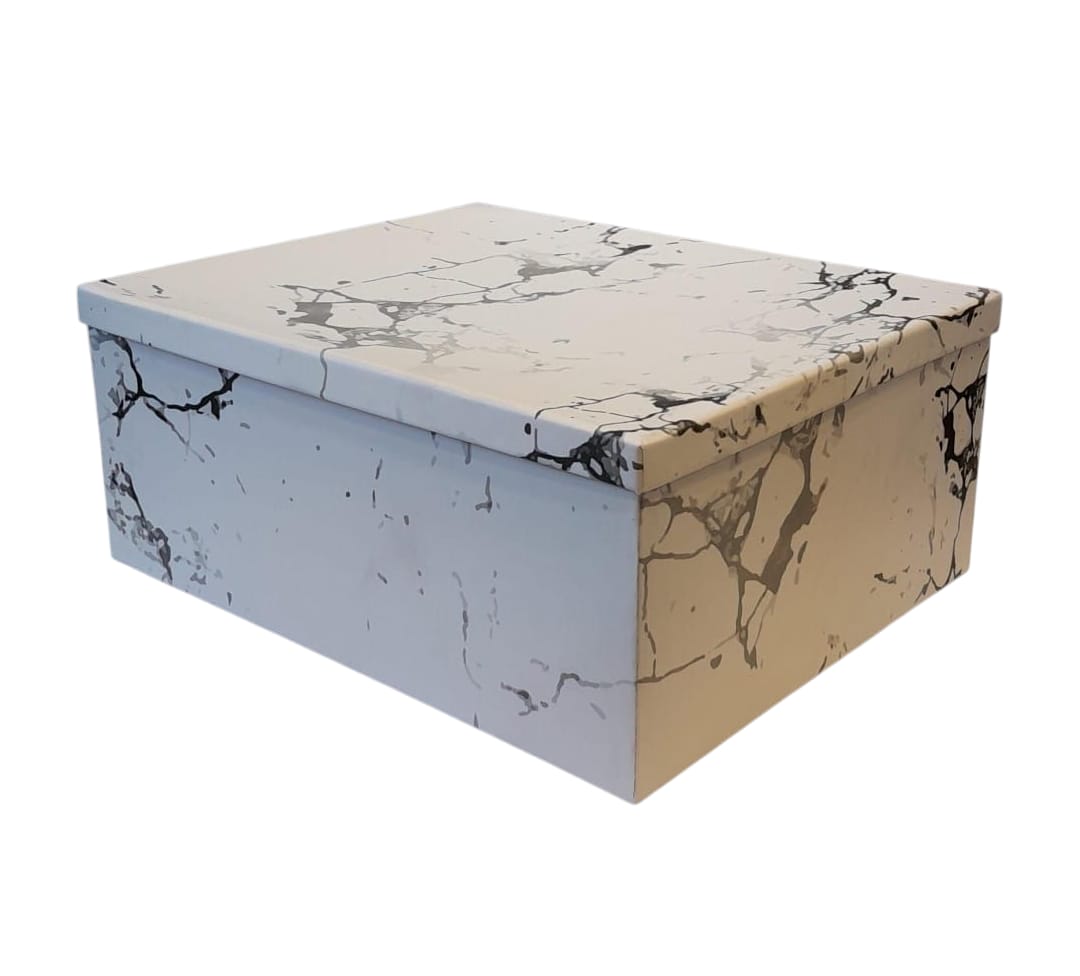 WHITE MARBLE  GIFT BOX