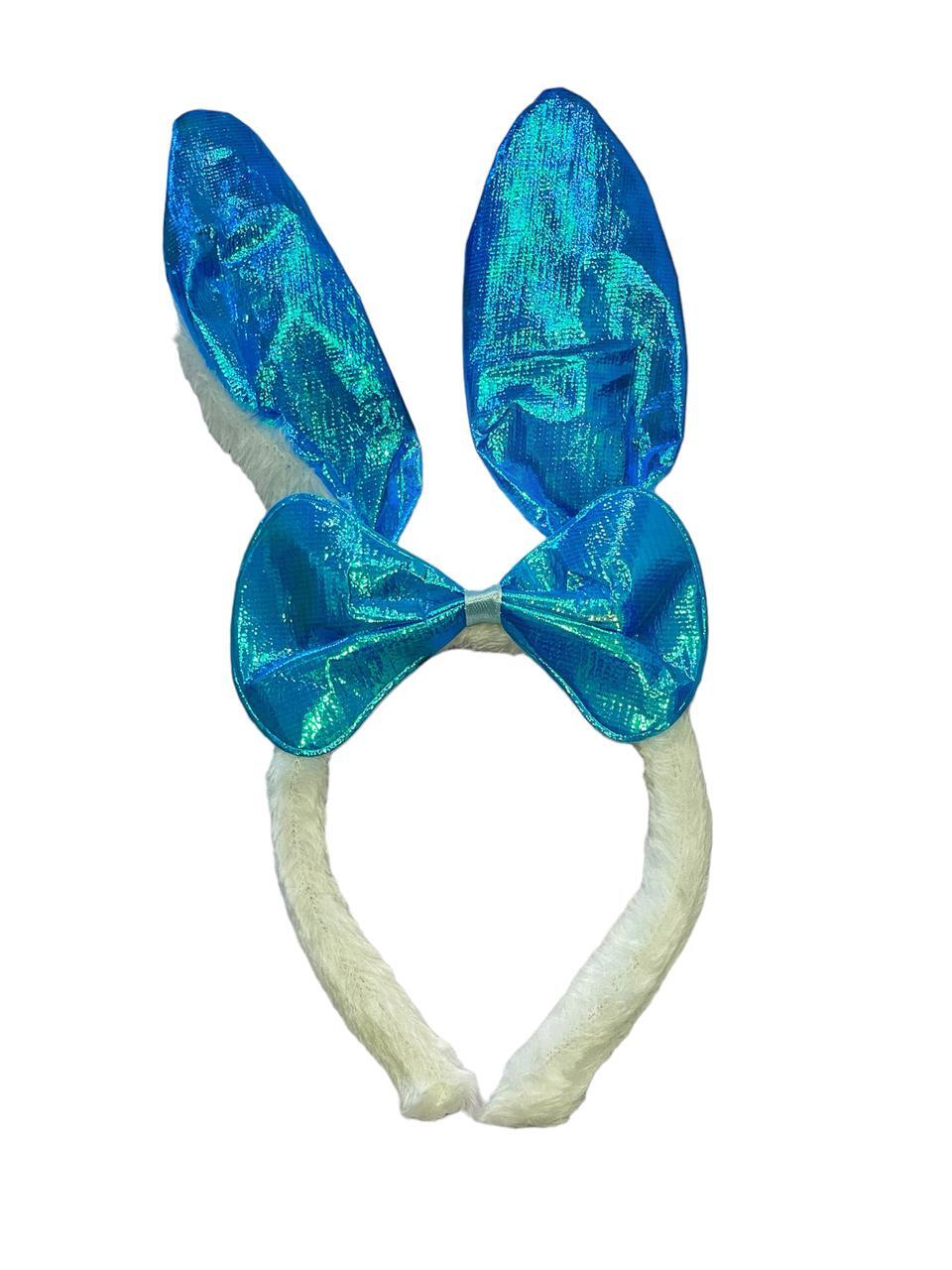 BUNNY HEADBAND BLUE