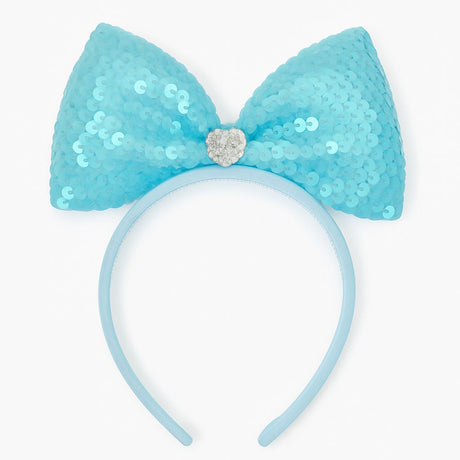 SEQUIN BOW HEAD BAND